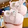 Sapatos de Bebê Sola Macia Antiderrapante Primavera e Outono Novo Estilo Iniciante Menina Sapatos de Bebê 0-1 Ano Sapatos de Caminhada Pequena Princesa