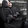 Cly es Adecuado para Fundas de Asiento de Coche y Fundas de Cojín Hechas a Medida para Volkswagen T-Roc, Alfombrillas de Cuero Deportivo para Cuatro Estaciones T-Roc