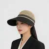 Chapéu de Cavaleiro Vazado Estilo Verão Novo para Mulheres, Aba Larga, Respirável, Proteção Solar, Valoriza o Rosto, Moderno, Versátil, Chapéu Bucket Casual