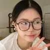 Armazones para Gafas Estilo Coreano Carey, Versátil Estampado de Leopardo, Bloqueo de Luz Azul, Adecuados para Caras Grandes, Efecto Adelgazante, Los Estudiantes Pueden Usar con Lentes Graduados, Modernos, Envío Gratis H