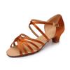 Zapatos de Baile Latino de Suela Blanda para Niños Zapatos de Baile de Tacón Alto para Niños Zapatos de Baile Profesionales para Niñas Blanco Competencia Prueba