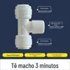 Conector Purificador de Água 2 Pontos Conexão Rápida Doméstico Cozinha Tubo de Água PE Acessório Pré-Filtro Água Pura