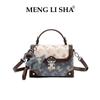 Bolso de Mano Texturizado Niche de Alta Gama 2026 Nuevo Vintage Versátil Bandolera Bolso Cuadrado Pequeño Moda para Viajeros Bolso de Mujer