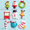 Mini Pequeños Accesorios Navideños de Resina diy Arte de Uñas Carcasa de Teléfono Accesorios para Aretes Nuevo Papá Noel