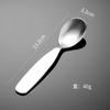 Cucharas de Acero Inoxidable 304 al por Mayor para Uso Doméstico, Vajilla Infantil, Cucharas para Comer Bebés, Cucharas y Tenedores Redondos de Acero Inoxidable de Grado Alimenticio para Postre