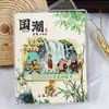 Imanes de Nevera de Dibujos Animados Originales de Monumentos de la Ciudad de Metal de Guizhou, Guiyang, Pegatinas Magnéticas Especiales de la Aldea Miao Qianhu Xijiang