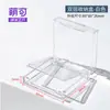 Caja de uñas transparente de alta gama Moe, caja de almacenamiento de uñas, caja de embalaje, caja para usar a mano, caja de exhibición