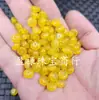 Fivela de Jade Calcedônia Amarela de Gelo Contas Soltas de Jade Ágata Amarela Espaçador Pulseira DIY Colar Joias Acessórios Feitos à Mão Contas