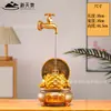 Enfeite de Fortuna Criativo Estilo Chinês Xintianquan com Água Corrente, Decoração de Mesa de Escritório com Água Circulante, Presente de Inauguração e Cerimônia de Abertura