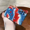 Funda Tk de Éxito en Ventas con Bloques de Color Rojo y Azul en Forma de Estrella de Cinco Puntas Adecuada para Samsung A53 Película Anti-Caída Funda de Teléfono de Gama Alta S25Ultra