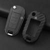 Funda para llave con logo aplicable 2083008 Citroen C3C5 Tianyi Elysee silicona fibra de carbono funda protectora