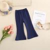 Traje de niña tirantes pantalones acampanados conjunto de 2 piezas traje a cuadros para niñas estilo INS ropa infantil LT22164