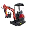 Excavadora Compacta Tipo Oruga para Exportación de Comercio Exterior, Excavadora Pequeña para Huertos Agrícolas, Máquina Doméstica para Cavar y Excavar Zanjas