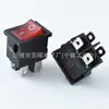 Interruptor tipo barco Kcd1-P Certificado Norma Coreana Kc Interruptor pequeño de cuatro pines Alta corriente Balancín iluminado Controlador de encendido/apagado