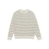 Ropa Vintage Yidao Otoño 2026 Nuevo Suéter de Punto Retro Japonés Cuello Redondo Holgado Versátil Camisa Básica a Rayas