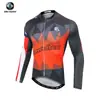 Ropa de Ciclismo de Otoño Xingheng Jersey y Pantalones de Ciclismo para Hombre Nuevos con Estampado y Absorción de Humedad Camiseta Larga de Ciclismo