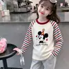 Ropa interior térmica de forro polar para niñas, cuello redondo, otoño invierno, nueva, elegante, tallas mediana y grande, para niños, cálida, con estilo, top de manga larga para niñas