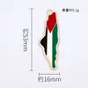 Ventas Directas de Fabricante Transfronterizas de Colgante Único de Palestina Libre Accesorios para Joyería DIY Materiales Aleación de Metal de Gota de Aceite Al por Mayor