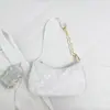 Bolsa de Hombro Individual para Mujer con Bordado de Cadena, Fresca de Primavera Verano, Estilo Ins Floral, Bolso de Mano de Calidad para el Trabajo