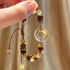 Pulsera de Cristal Imitación Ojo de Gato con Efecto Tornasolado para Mujer con Diseño de Nicho, Piedra DIY, Arena Recolectora de Luz Solar, Colgante Fino de Alta Calidad