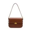 Bolso Tofu de Moda 2026 con Acabado de Alta Gama, Diseño de Nicho, Bolso de Hombro Cruzado para Mujer de Cuero Genuino