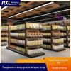 Prateleiras de Supermercado, Prateleiras de Supermercado, Prateleiras com Transferência de Textura de Madeira, Expositores, Prateleiras de Supermercado, Prateleiras Robustas para Grãos e Óleos Atacado