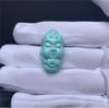 Magnesita de porcelana alta material vegetal turquesa azul bebé Buda espalda a tres vías Nube superior tridimensional cuentas de cintura con cuentas pulsera DIY