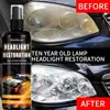 Set de Herramientas de Fluido de Reparación y Restauración de Faros Kineshinex para Pantallas de Lámparas de Coche con Rayones, Grietas, Amarillamiento y Carcasas Oxidadas