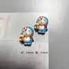 Acessórios de Pingente de Resina Doraemon Fofo em Estoque Acessórios de Cabelo Capa de Celular Decorações para Copos Chaveiro Ímã de Geladeira