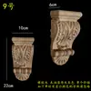 Madera maciza madera europea calcomanía de talla de madera pilar capitel viga soporte pared de fondo armario gabinete pasillo apertura mate cabeza de flor decorativa ménsula