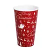20013 fabricantes Venta al por mayor 360ml taza de cena reciclable suministros para fiesta navideña Ahorro de agua