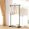 Perchero de pie para dormitorio, casa de alquiler, uso doméstico, perchero para colgar ropa para balcón, estante de barra para ropa de interior, perchero simple multifuncional