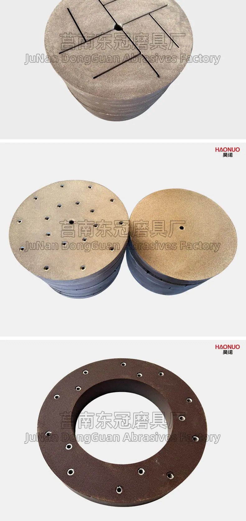 A 棕刚玉Brown aluminum oxide WA 白刚玉White aluminum oxidePA 铬刚玉 Pink aluminum oxide SA 单晶刚玉 Monocrystalline fused aluminaMA 微晶刚玉 microcrystalline fused alumina A/WA 棕白混合磨料Mixture of A and WAGC绿碳化硅 Green silicon carbide C 黑碳化硅 Black silicon carbide ZA 锆刚玉 Fused zirconia alumina直径60mm80mm100mm125mm150mm175mm180mm200mm250mm300mm350mm400mm500mm600mm750mm900mm1寸2寸3寸4寸5寸6寸7寸8寸9寸10寸12寸14寸16寸18寸20寸24寸26寸28寸 硬度JKLMNPQRST 厚度：3.2mm6.4mm10mm13mm16mm20mm25mm32mm40mm50mm65mm75mm100mm125mm150mm200mm 孔径：12.7mm16mm20mm25mm32mm31.75mm50mm75mm127mm150.4mm203mm305mm粒度：16# 24# 46# 60# 80# 100# 120# 150# 180# 220# 320# 400# 600# 800# 1000# 砂轮 磨砂轮 磨刀器砂轮 磨刀砂轮 合金砂轮 磨床砂轮抛光小打磨氧化铝平面磨床台式立式悬挂式砂轮机钨钢砂轮片定制磨边机磨刀轮研磨大大气孔磨盘青铜 沙轮 磨料磨具 vitrified grinding wheel树脂砂轮RESIN BOND螺栓紧固砂轮（代号36）磨活塞环砂轮Bolt Tightening Wheels 荒磨砂轮Sangging Grinding Wheels 磨轧辊砂轮Roller Grinding Wheels树脂筒形砂轮Resin Bounded Cylinderical Grinding Wheels 粗磨铸件铸造手机壳弹簧打磨抛光高速重负荷砂轮 带槽散热孔大气孔螺母螺丝 手机壳轴承压缩机部件离合器活塞环挡板链锯片磁钢磁铁模具管道弹簧钢轨打磨