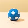 Juguete vocal de látex para perros, soluble, resistente a mordeduras molares, pelota interactiva de rugby pequeña para mascotas, de pelo dorado, suministros para mascotas