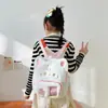 Nova Mochila de Pelúcia, Fashion e Fofa, Ursinho Fofo Gato Kt Menina Bolsa Escolar Série Ins Mochila Peluda Versátil
