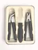 Herramienta de Corte de Uñas de Acero Inoxidable para el Hogar, Codo Grande de Goma y Plástico, Cuchillo de Manicura, Molde de Polvo, Juego de Manicura Fundido a Presión, Uñas