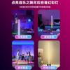 Nueva Lámpara de Pie Personalizada Estilo Chino Rgb Activada por Sonido con Wifi y Bluetooth, Lámpara de Esquina para Sala de Estar y Dormitorio, Lámpara de Ambiente Inteligente