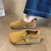 Nuevos Mocasines Retro de Suela Blanda Originales para Verano y Otoño 2026, Zapatos Versátiles de Moda Estilo Birkenstock, Cobertura Completa