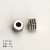 Xizang prata liga vintage formato de lanterna contas abóbora disco voador contas redondas diy colar pulseira acessórios de joias