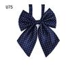 Camisa de Estilo Coreano para Mujer con Cuello Florido Estilo Academia Británica Sin Corbata Lazo Azul y Negro Profesional para Banco Hotel Azafata