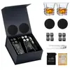 Conjunto Popular de Copos de Whisky do Fabricante 2 Copos 8 Pedras Caixa de Madeira Pedra de Gelo de Granito Conjunto Vários Copos de Vinho
