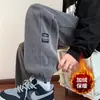 Pantalones casuales para hombre de otoño e invierno, holgados, de talla grande, gruesos con forro polar, pantalones de pana holgados deportivos ajustados elásticos para hombre