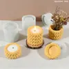 Cuerda Tejida Cuerda de Cáñamo Portavelas Taza para Velas Molde de Silicona de Resina Pegamento Caja de Almacenamiento de Cuerda de Cáñamo DIY Maceta Molinillo de Yeso