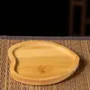 Bambu e Madeira Simples Quadrado Redondo Bandeja para Louças Suporte para Vasos de Suculentas e Flores Tapete para Café da Manhã e Café Tapete Isolante Antiderrapante Aprofundado para Vasos