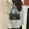 Bolsa Transversal de Ombro Único Moda 2025 Nova Primavera e Verão de Alta Qualidade Portátil Pequena Quadrada para o Dia a Dia Exportação