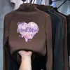 Roupa íntima infantil quente de gola alta parcial para outono e inverno, top estiloso de manga comprida para meninas, camiseta básica redonda de veludo alemão da moda