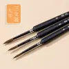 Conjunto de pincéis digitais para pintura a óleo para estudantes de arte, especializado para pintura, arte em unhas, desenho de linhas e contorno, adequado para guache, acrílico e aquarela, pincéis transfronteiriços