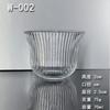 Tazas de té de vidrio estilo japonés con impresión de logotipo, tazones de té Kung Fu, tazas con textura martillada, tazas de degustación, juegos de té de cristal, venta al por mayor del fabricante