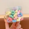 Cuerda para el Cabello Infantil de Colores Caramelo, Goma para el Cabello de Bebé Niña, Banda de Goma, Accesorios para el Cabello Duraderos y No Dañinos, Anillo de Toalla, Banda de Goma, Accesorios para la Cabeza con Cuerda para el Cabello