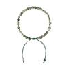Pulsera de Ágata Hierba de Agua Verde para Mujer Verano Cristal ins Diseño Nicho Novia Cuentas de Transferencia Tejido Hecho a Mano Suerte